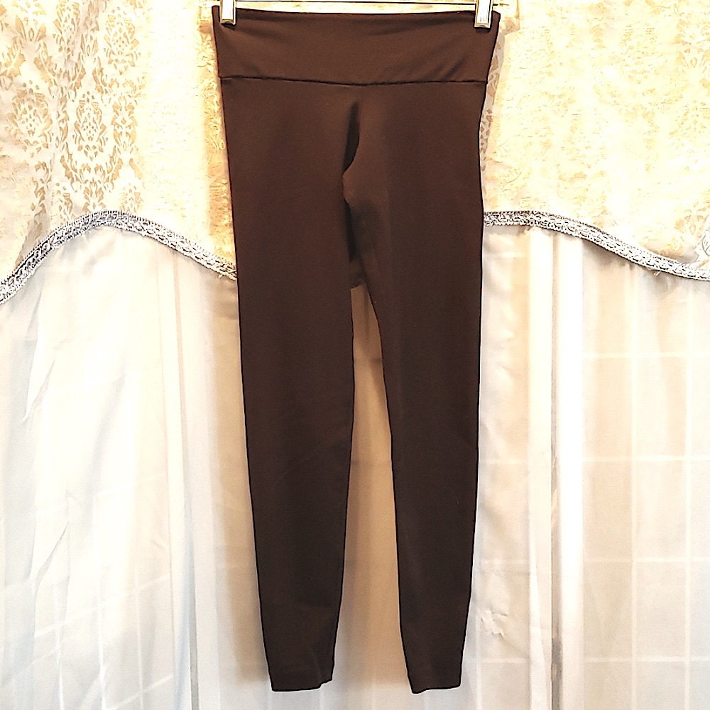 ELISABETTA ROGIANI BLK ATHLETIC LEGGINGS SZ S